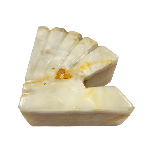 Vintage Onyx Shell Bookends - Picture 10 of 13